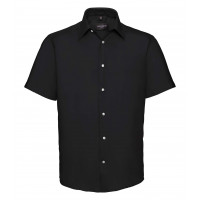 Russell Men´s Short Sleeve Tailored Ultimate Non-Iron Shir Black