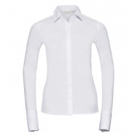 Russell Ladies´ Long Sleeve Ultimate Stretch White