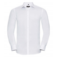 Russell Men´s Long Sleeve Ultimate Stretch White
