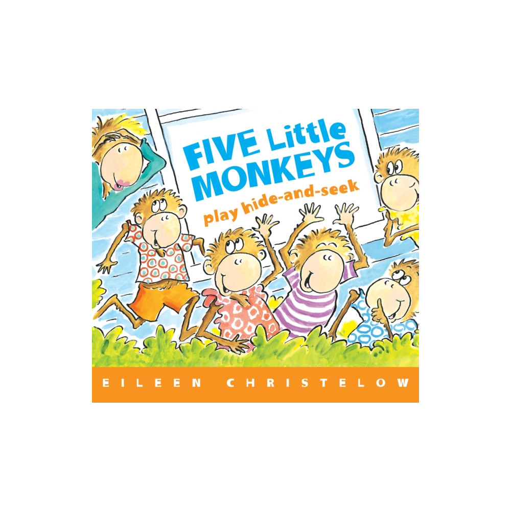 Produktbild för Five Little Monkeys Play Hide and Seek (bok, board book, eng)