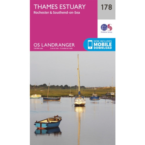 Ordnance Survey Thames Estuary, Rochester & Southend-on-Sea