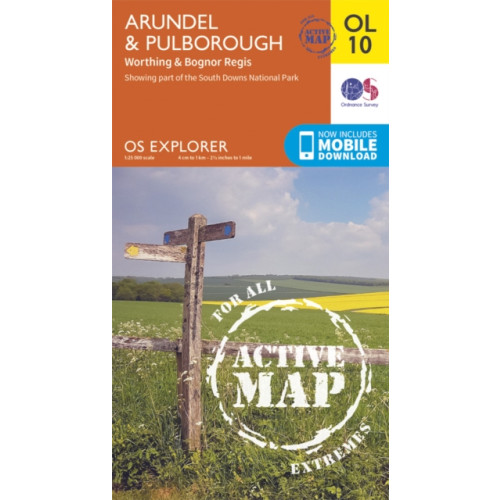 Ordnance Survey Arundel & Pulborough, Worthing & Bognor Regis