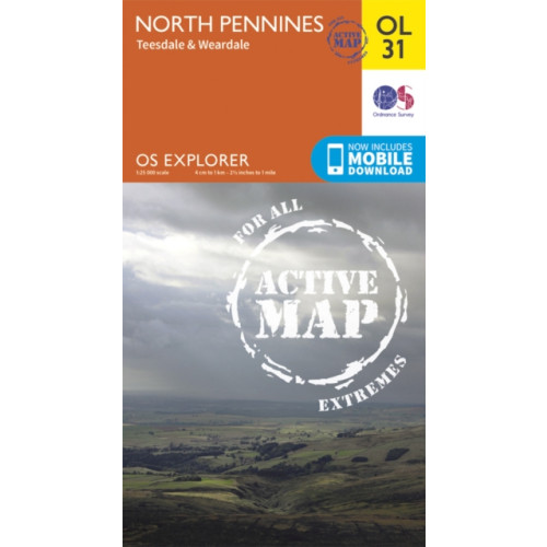 Ordnance Survey North Pennines - Teesdale & Weardale