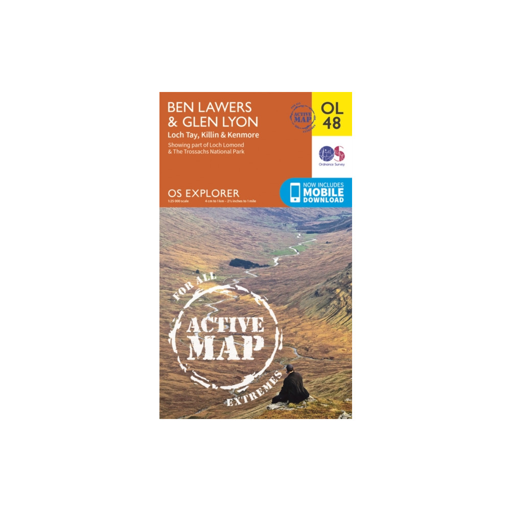 Produktbild för Ben Lawers & Glen Lyon, Loch Tay, Killin & Kenmore