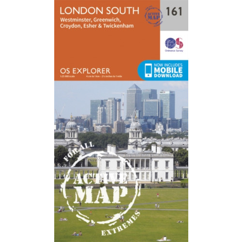 Ordnance Survey London South, Westminster, Greenwich, Croydon, Esher & Twickenham