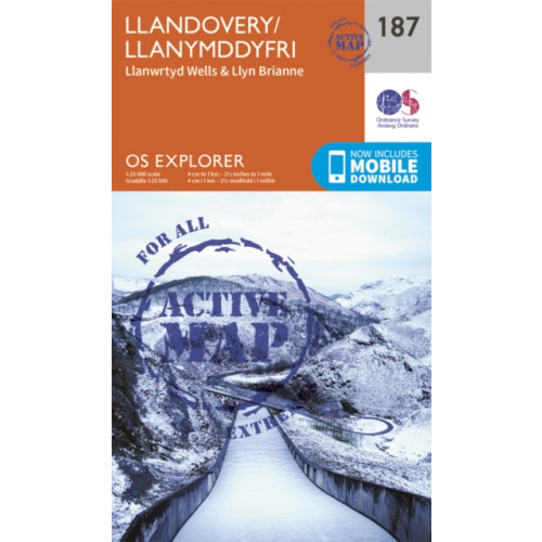 Ordnance Survey Llandovery, Llanwrtyd Wells and Llyn Brianne