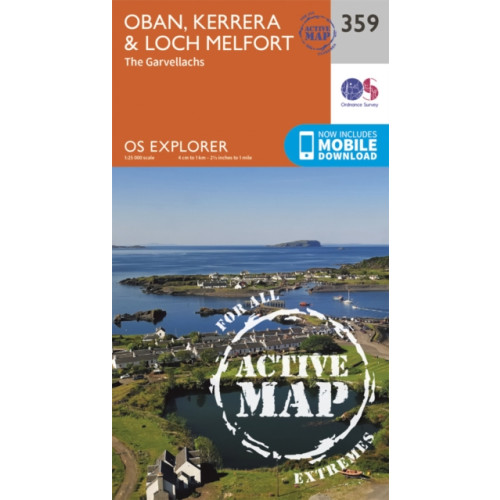 Ordnance Survey Oban, Kerrera and Loch Melfort