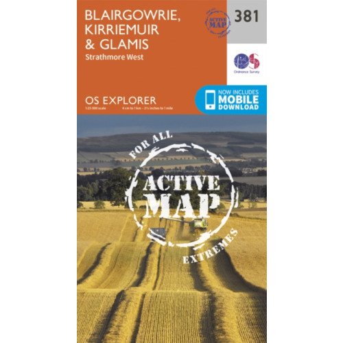 Ordnance Survey Blairgowrie, Kirriemuir and Glamis