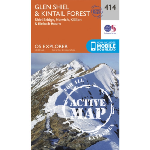 Ordnance Survey Glen Shiel and Kintail Forest