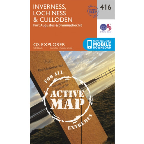 Ordnance Survey Inverness, Loch Ness and Culloden