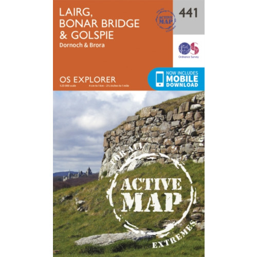 Ordnance Survey Lairg, Bonar Bridge and Golspie