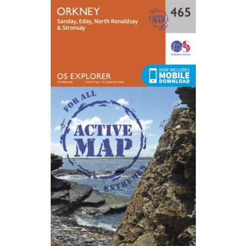 Ordnance Survey Orkney - Sanday, Eday, North Ronaldsay and Stronsay