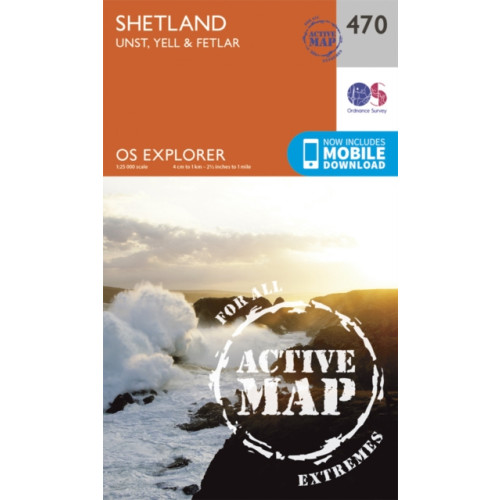 Ordnance Survey Shetland - Unst, Yell and Fetlar