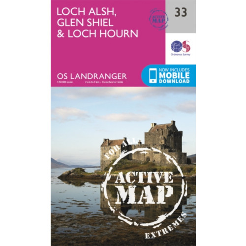 Ordnance Survey Loch Alsh, Glen Shiel & Loch Hourn