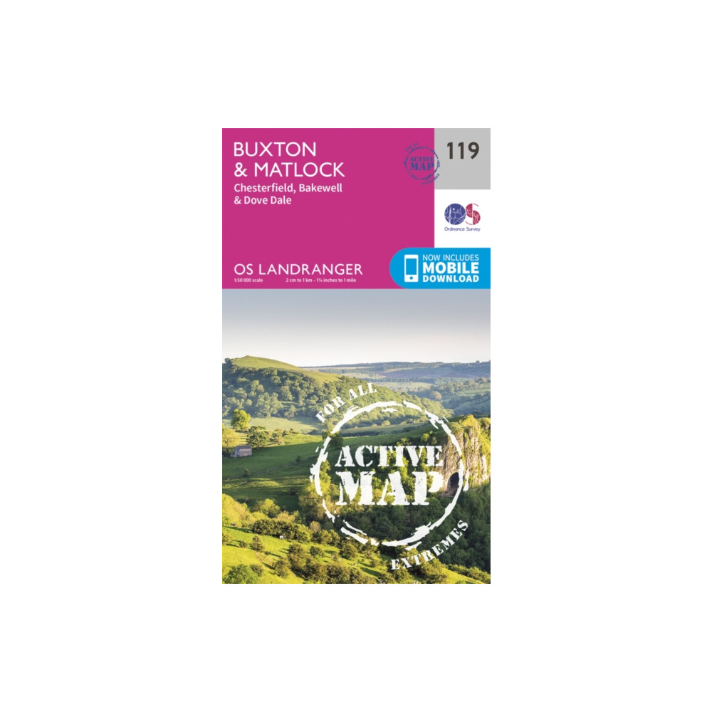 Produktbild för Buxton & Matlock, Chesterfield, Bakewell & Dove Dale