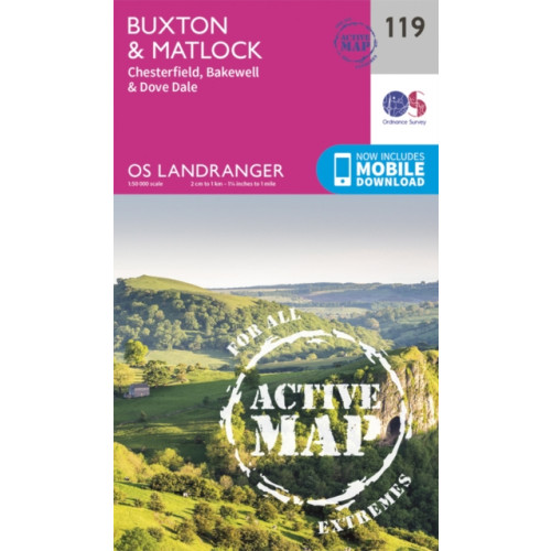 Ordnance Survey Buxton & Matlock, Chesterfield, Bakewell & Dove Dale