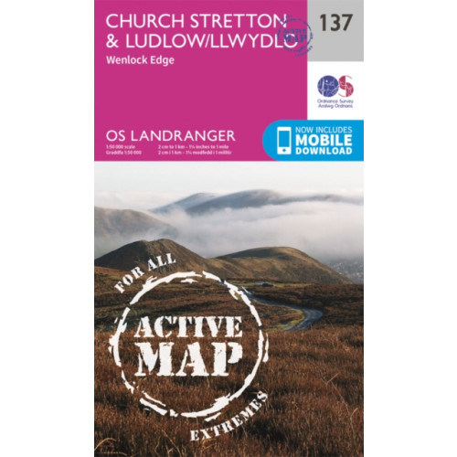 Ordnance Survey Ludlow & Church Stretton, Wenlock Edge