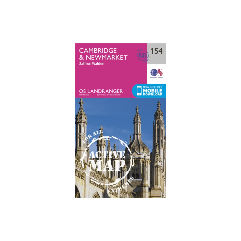 Produktbild för Cambridge, Newmarket & Saffron Walden