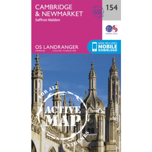 Ordnance Survey Cambridge, Newmarket & Saffron Walden