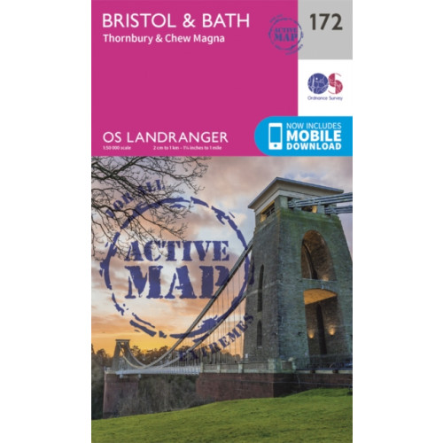 Ordnance Survey Bristol & Bath, Thornbury & Chew Magna