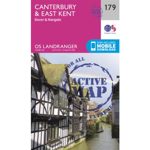 Ordnance Survey Canterbury & East Kent, Dover & Margate