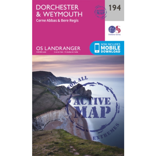 Ordnance Survey Dorchester & Weymouth, Cerne Abbas & Bere Regis