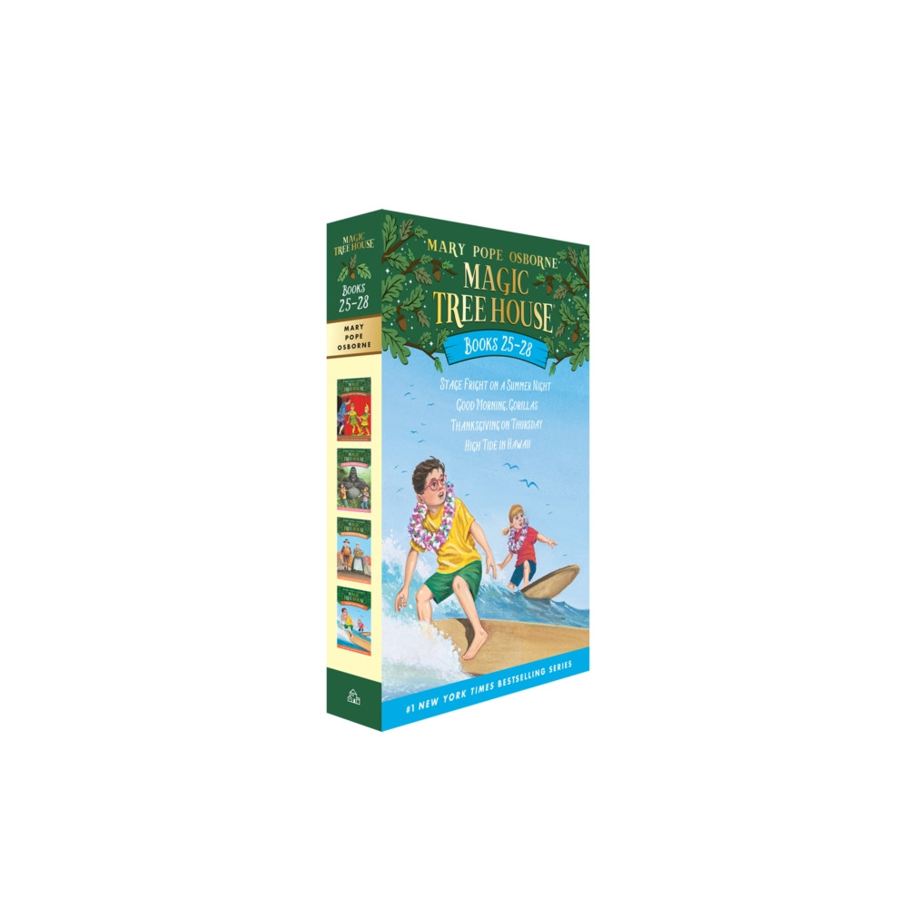 Produktbild för Magic Tree House Books 25-28 Boxed Set (häftad, eng)