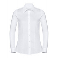 Russell Ladies LS Tailored Coolmax® Shirt White
