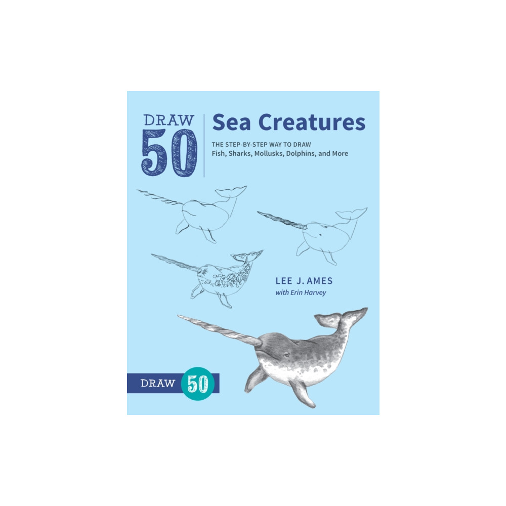 Produktbild för Draw 50 Sea Creatures (häftad, eng)