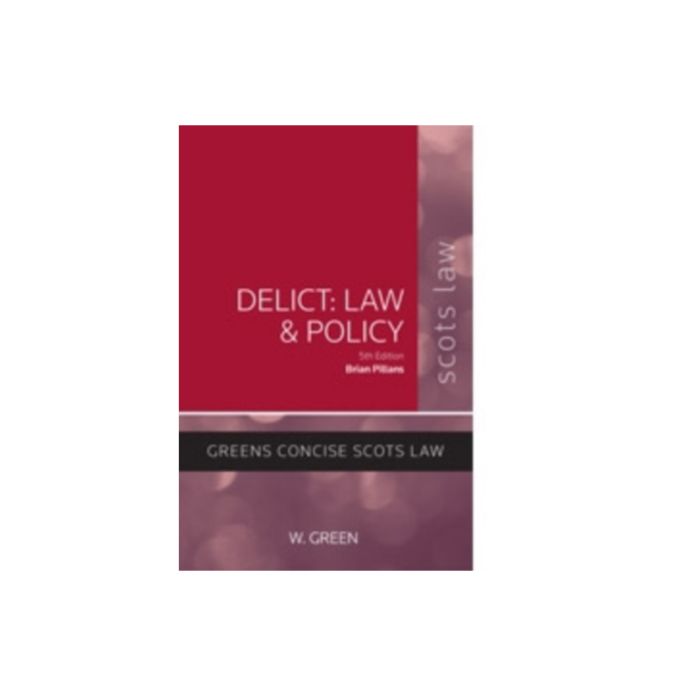 Produktbild för Delict: Law and Policy (häftad, eng)
