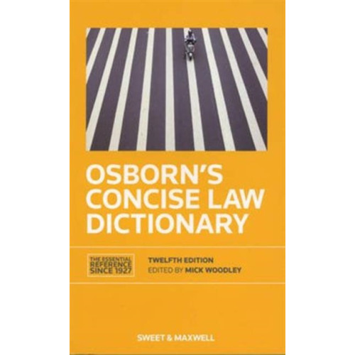 Sweet & Maxwell Ltd Osborn's Concise Law Dictionary (häftad, eng)