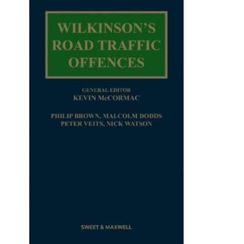 Sweet & Maxwell Ltd Wilkinson's Road Traffic Offences (inbunden, eng)