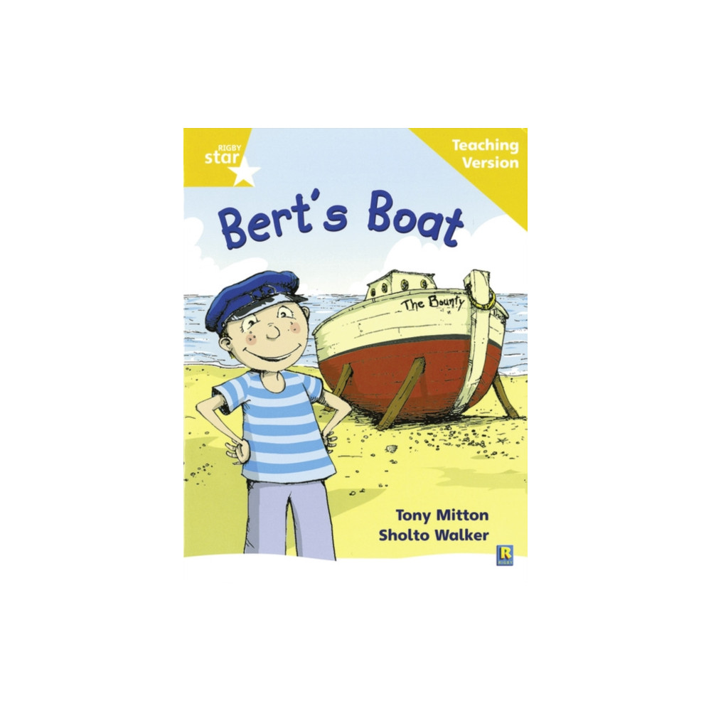 Produktbild för Rigby Star Phonic Guided Reading Yellow Level: Bert's Boat Teaching Version (häftad, eng)