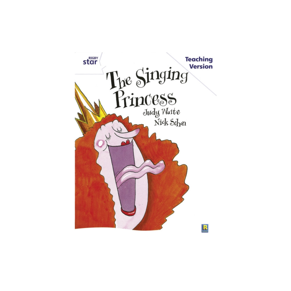 Produktbild för Rigby Star Guided White Level: The Singing Princess Teaching Version (häftad, eng)