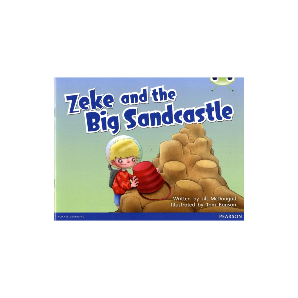 Produktbild för Bug Club Guided Fiction Year 1 Blue B Zeke and the Big Sandcastle (häftad, eng)