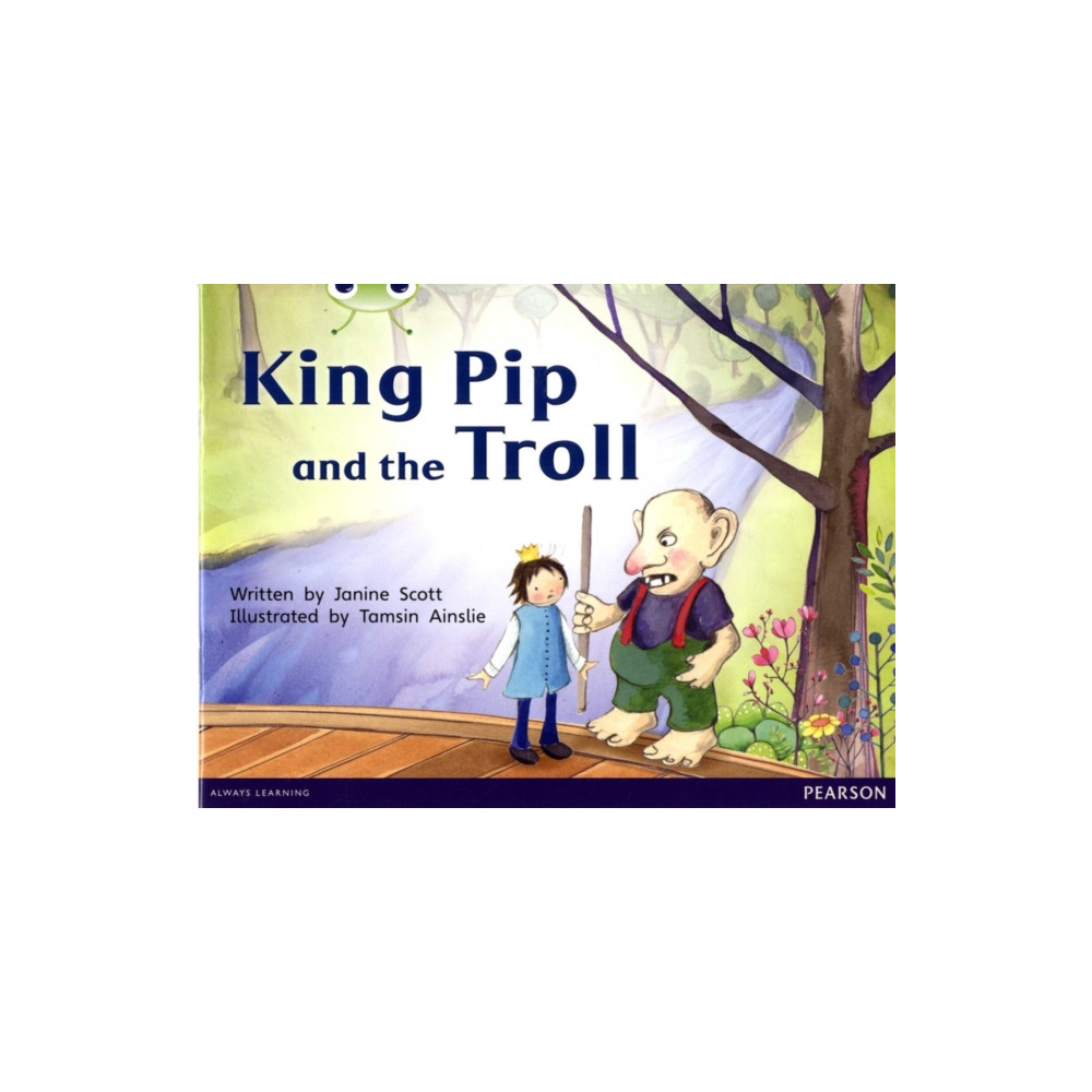 Produktbild för Bug Club Guided Fiction Reception Red C King Pip and the Troll (häftad, eng)