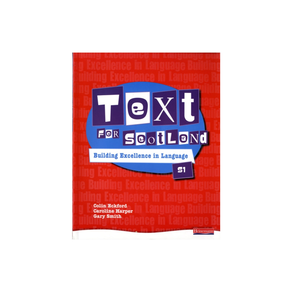 Produktbild för Text for Scotland: Building Excellence in Language Book 1 (häftad, eng)