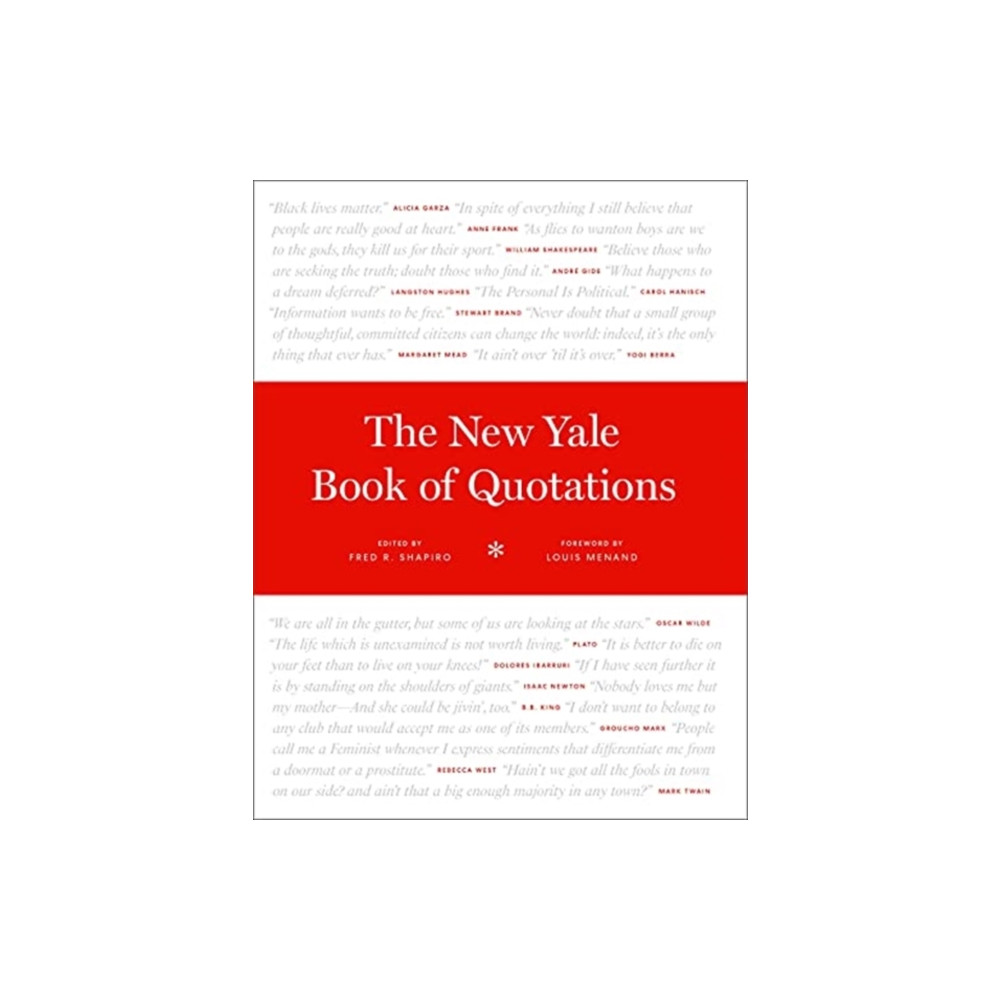 Produktbild för The New Yale Book of Quotations (inbunden, eng)