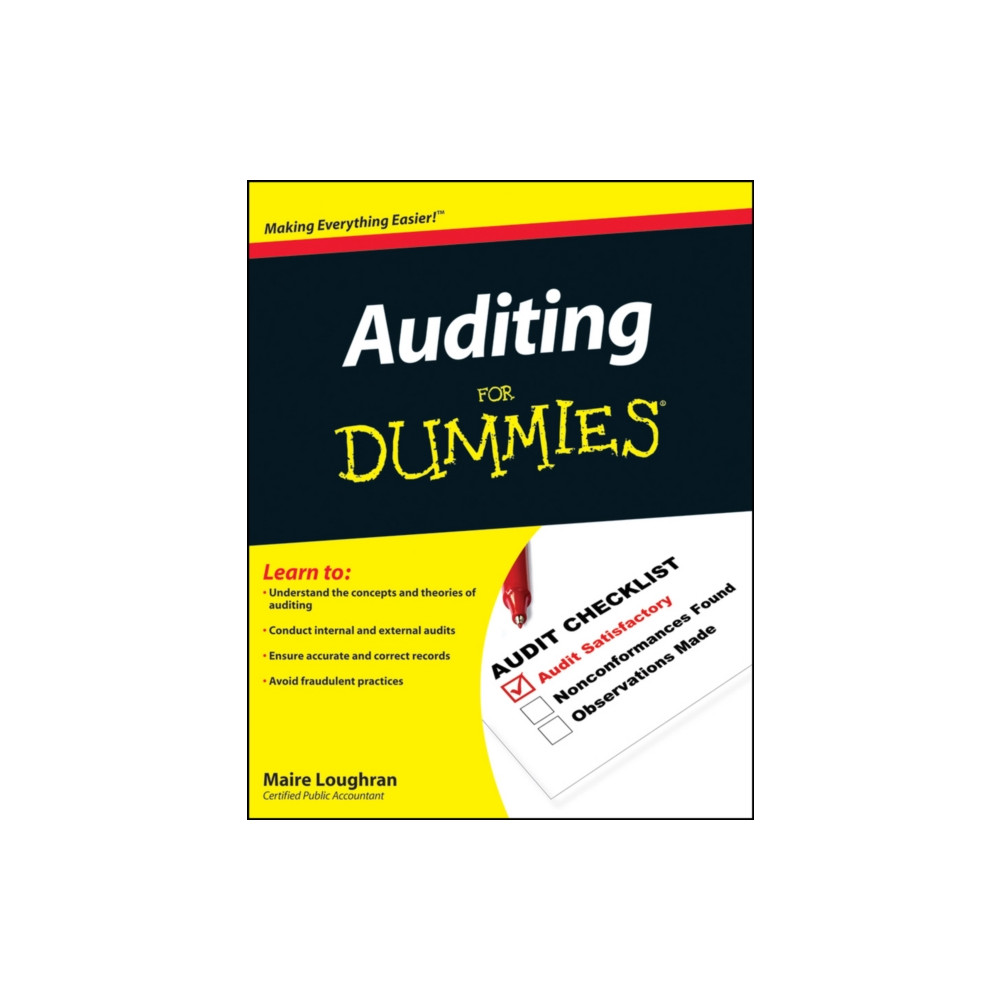 Produktbild för Auditing For Dummies (häftad, eng)