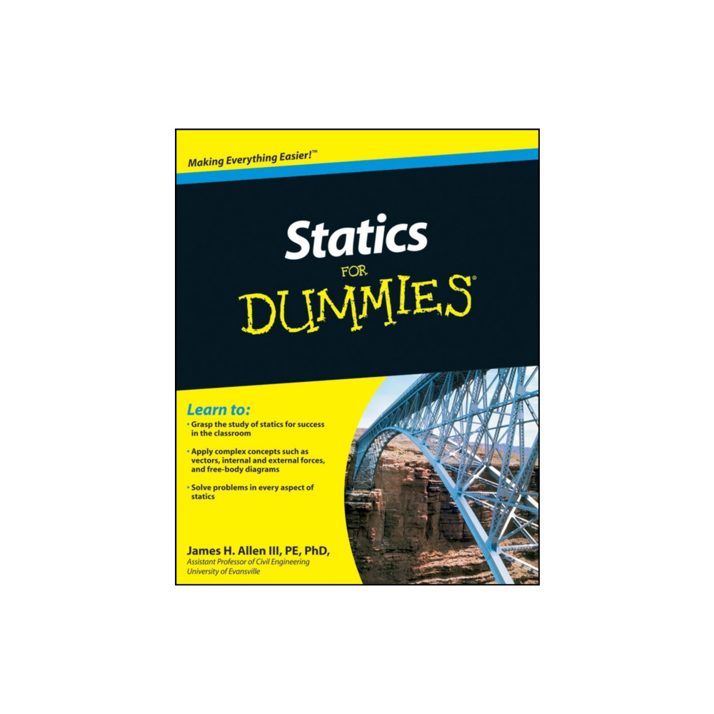 Produktbild för Statics For Dummies (häftad, eng)