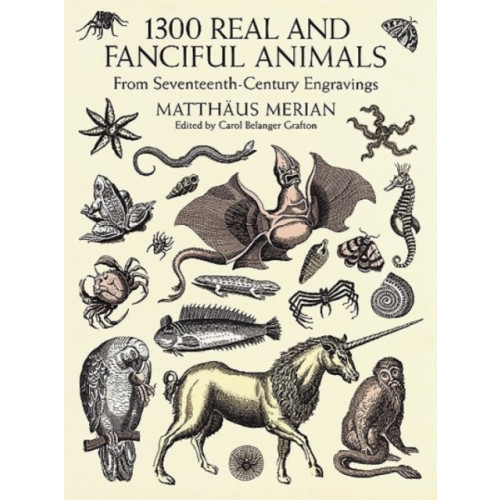 Dover publications inc. 1300 Real and Fanciful Animals (häftad, eng)