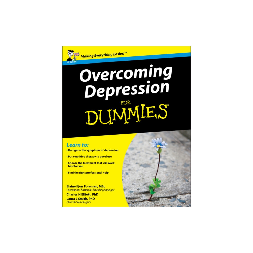 Produktbild för Overcoming Depression For Dummies, UK Edition (häftad, eng)
