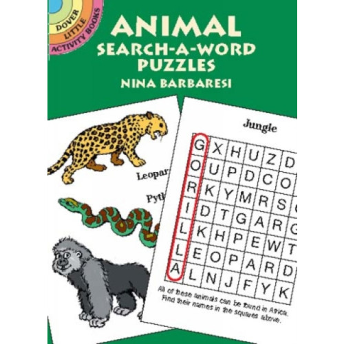 Dover publications inc. Animal Search-a-Word Puzzles (häftad, eng)