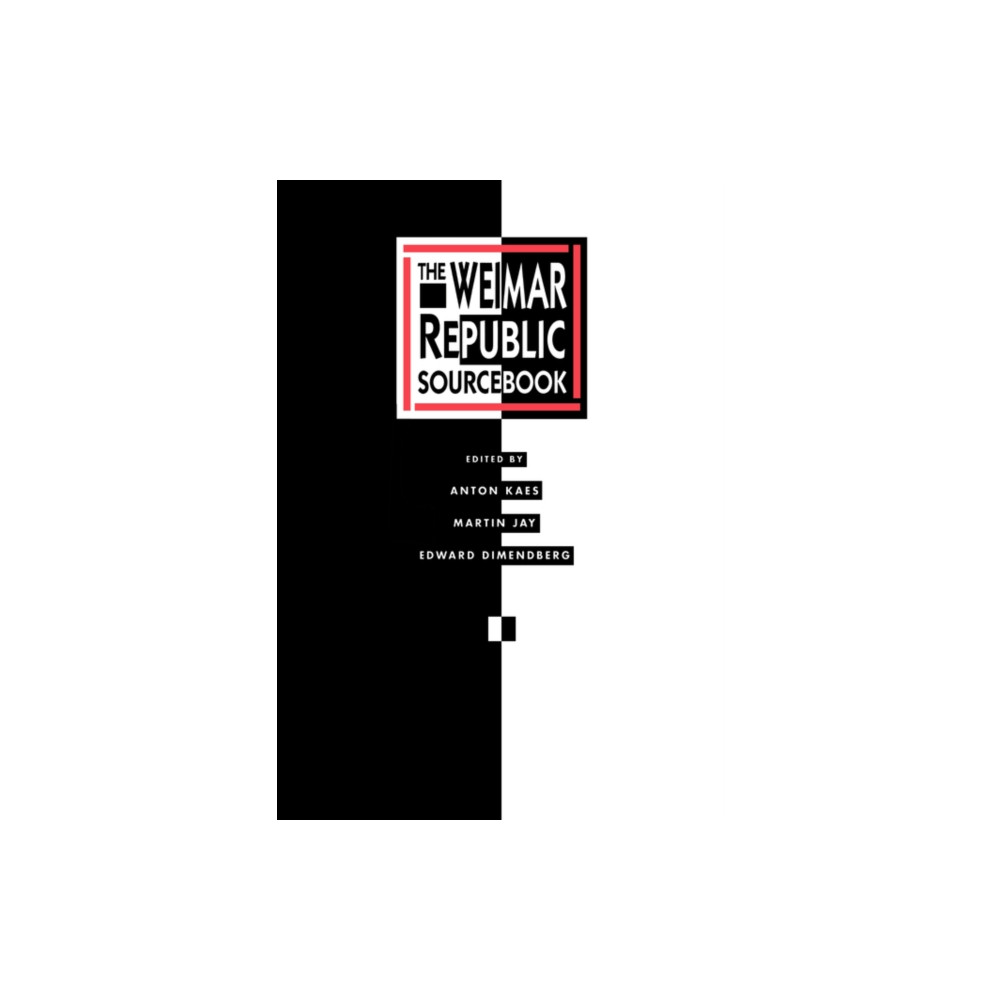 Produktbild för The Weimar Republic Sourcebook (häftad, eng)
