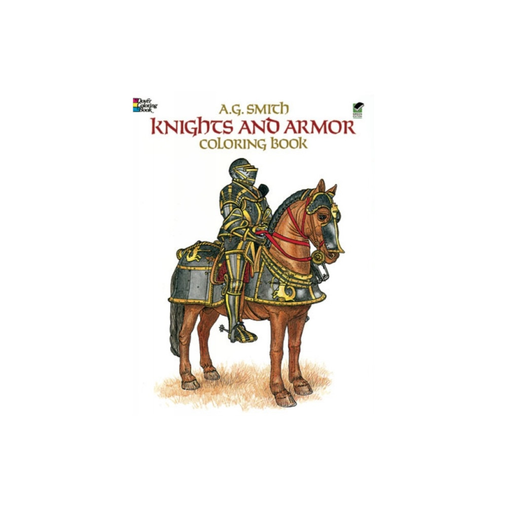 Produktbild för Knights and Armour Coloring Book (häftad, eng)