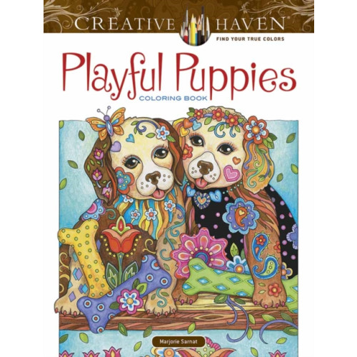 Dover publications inc. Creative Haven Playful Puppies Coloring Book (Working Title) (häftad, eng)