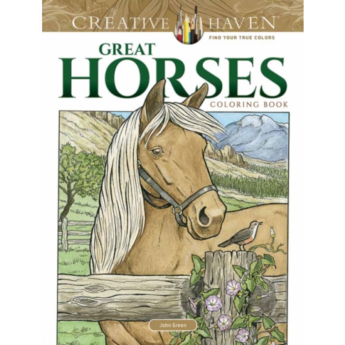 Dover publications inc. Creative Haven Great Horses Coloring Book (häftad, eng)