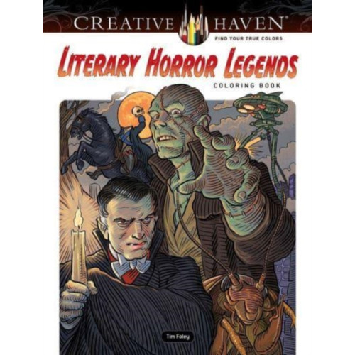 Dover publications inc. Creative Haven Literary Horror Legends Coloring Book (häftad, eng)