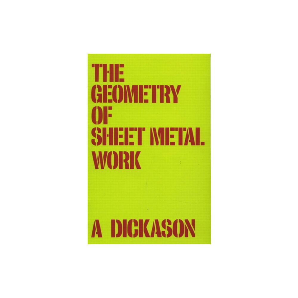 Produktbild för Geometry of Sheet Metal Work, The (häftad, eng)