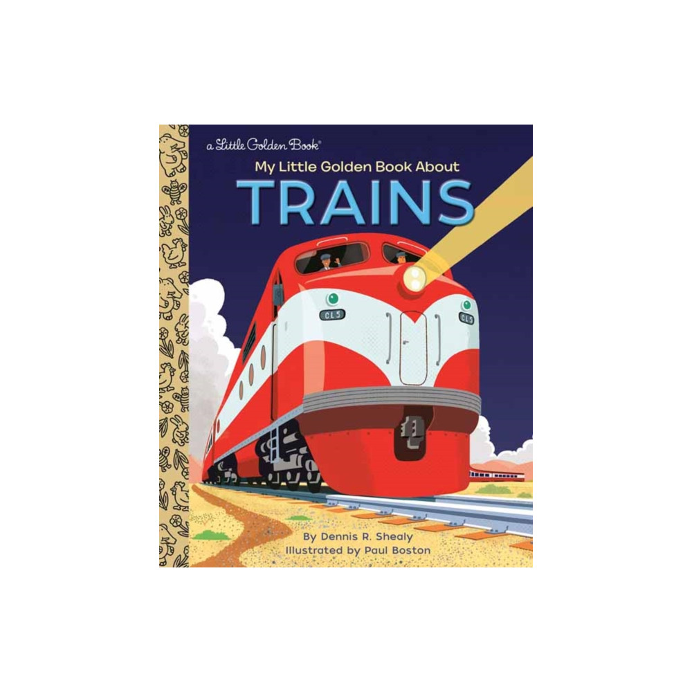 Produktbild för My Little Golden Book About Trains (inbunden, eng)